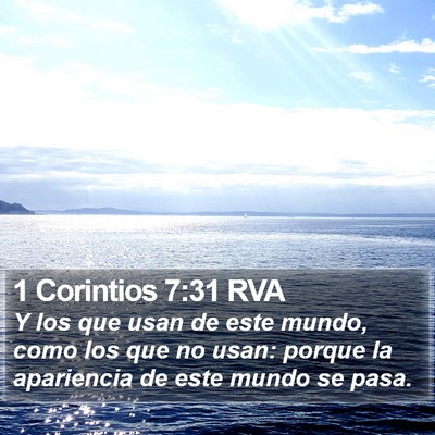 1 Corintios 7:31 RVA Bible Verse Image