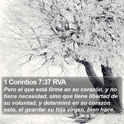 1 Corintios 7:37 RVA Bible Verse Image