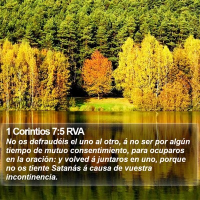 1 Corintios 7:5 RVA Bible Verse Image