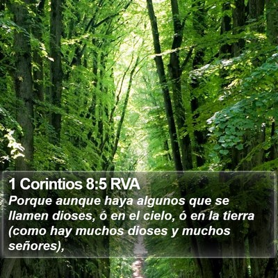 1 Corintios 8:5 RVA Bible Verse Image