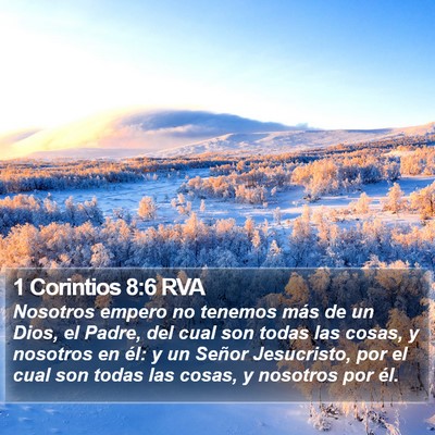 1 Corintios 8:6 RVA Bible Verse Image