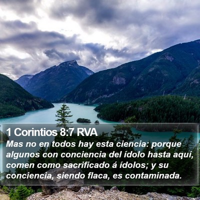 1 Corintios 8:7 RVA Bible Verse Image