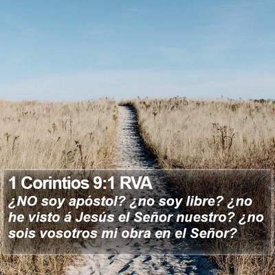 1 Corintios 9:1 RVA Bible Verse Image