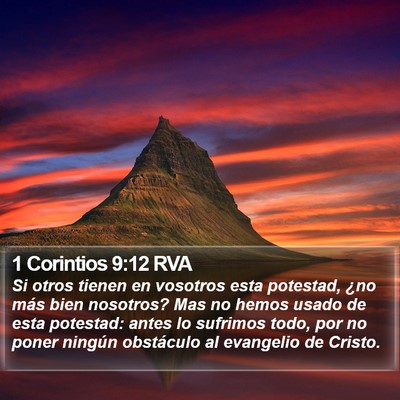 1 Corintios 9:12 RVA Bible Verse Image