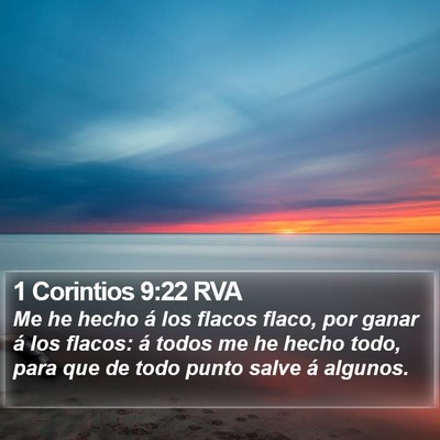 1 Corintios 9:22 RVA Bible Verse Image