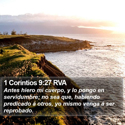 1 Corintios 9:27 RVA Bible Verse Image