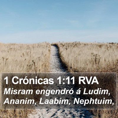 1 Crónicas 1:11 RVA Bible Verse Image