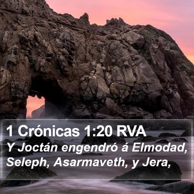 1 Crónicas 1:20 RVA Bible Verse Image