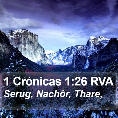 1 Crónicas 1:26 RVA Bible Verse Image