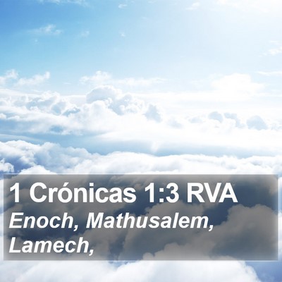 1 Crónicas 1:3 RVA Bible Verse Image