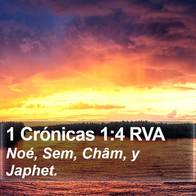 1 Crónicas 1:4 RVA Bible Verse Image