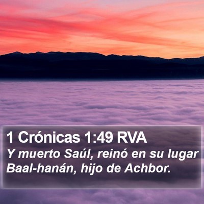 1 Crónicas 1:49 RVA Bible Verse Image