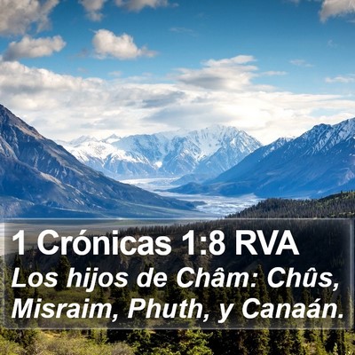 1 Crónicas 1:8 RVA Bible Verse Image
