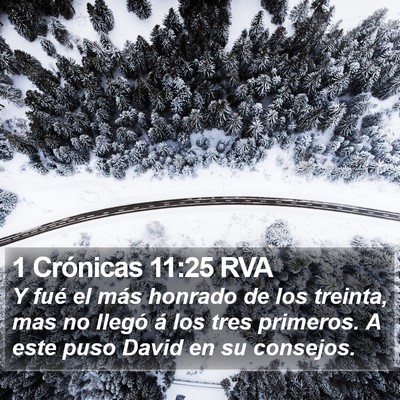 1 Crónicas 11:25 RVA Bible Verse Image