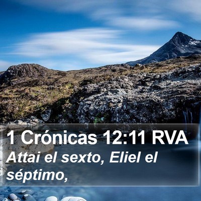1 Crónicas 12:11 RVA Bible Verse Image