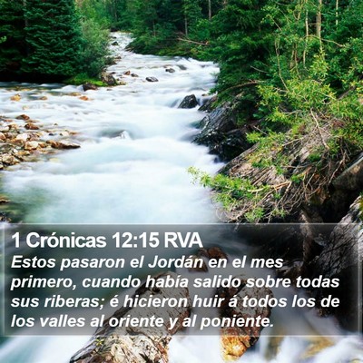 1 Crónicas 12:15 RVA Bible Verse Image