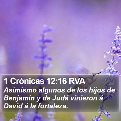 1 Crónicas 12:16 RVA Bible Verse Image