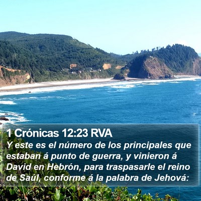 1 Crónicas 12:23 RVA Bible Verse Image