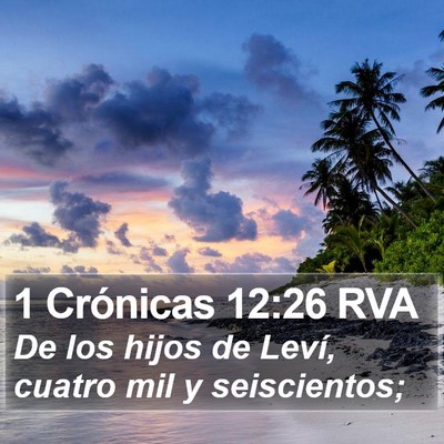 1 Crónicas 12:26 RVA Bible Verse Image