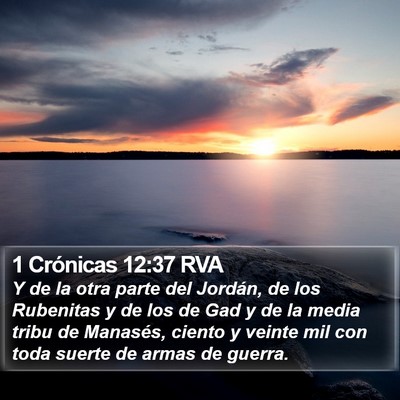 1 Crónicas 12:37 RVA Bible Verse Image