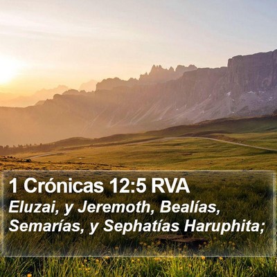 1 Crónicas 12:5 RVA Bible Verse Image