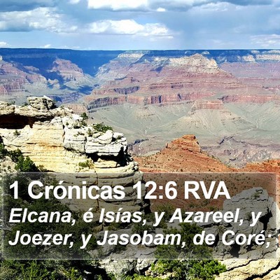 1 Crónicas 12:6 RVA Bible Verse Image