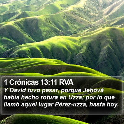 1 Crónicas 13:11 RVA Bible Verse Image