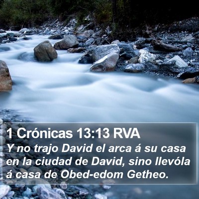 1 Crónicas 13:13 RVA Bible Verse Image