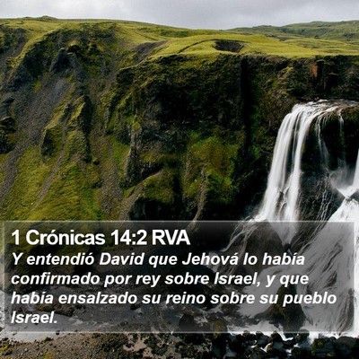 1 Crónicas 14:2 RVA Bible Verse Image