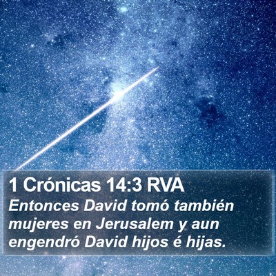 1 Crónicas 14:3 RVA Bible Verse Image