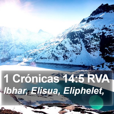 1 Crónicas 14:5 RVA Bible Verse Image