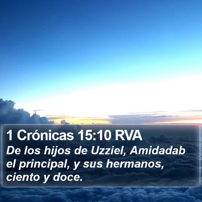 1 Crónicas 15:10 RVA Bible Verse Image