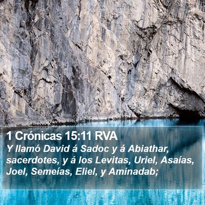 1 Crónicas 15:11 RVA Bible Verse Image