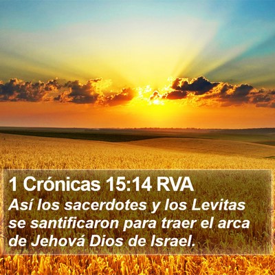 1 Crónicas 15:14 RVA Bible Verse Image