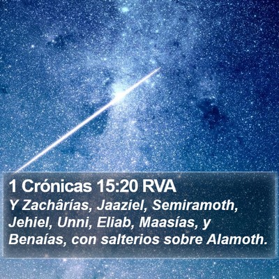 1 Crónicas 15:20 RVA Bible Verse Image