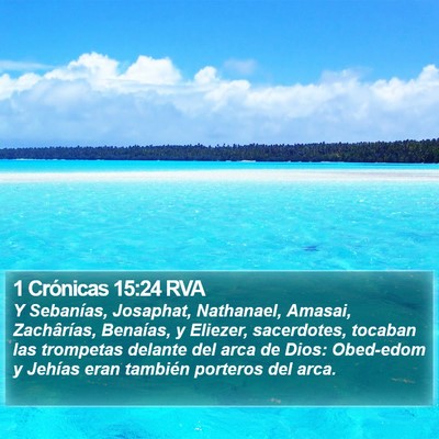 1 Crónicas 15:24 RVA Bible Verse Image