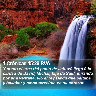 1 Crónicas 15:29 RVA Bible Verse Image