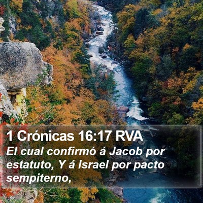 1 Crónicas 16:17 RVA Bible Verse Image