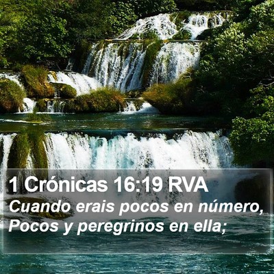 1 Crónicas 16:19 RVA Bible Verse Image
