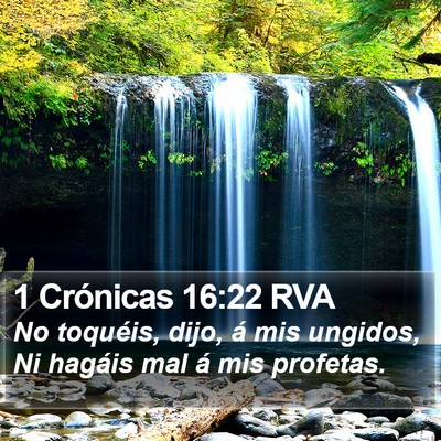 1 Crónicas 16:22 RVA Bible Verse Image