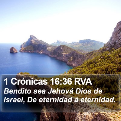 1 Crónicas 16:36 RVA Bible Verse Image