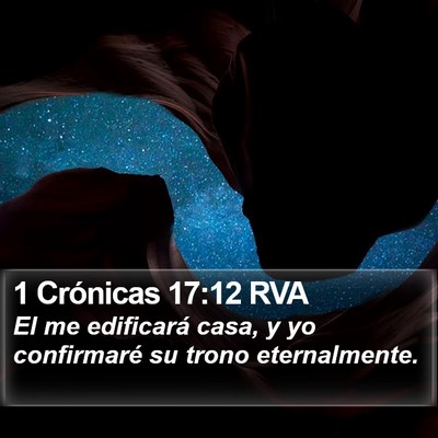 1 Crónicas 17:12 RVA Bible Verse Image