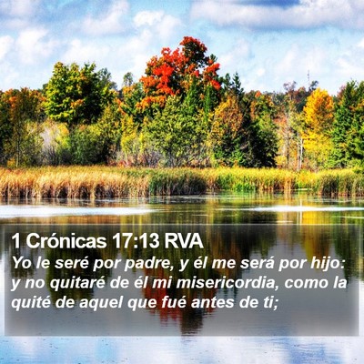 1 Crónicas 17:13 RVA Bible Verse Image