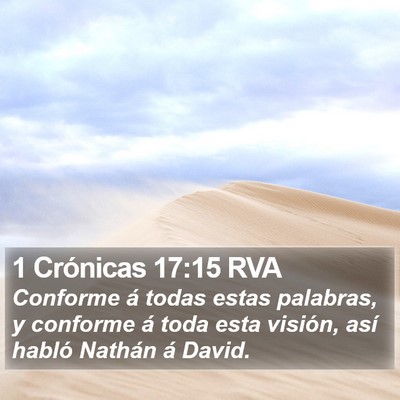 1 Crónicas 17:15 RVA Bible Verse Image