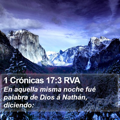 1 Crónicas 17:3 RVA Bible Verse Image