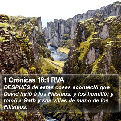 1 Crónicas 18:1 RVA Bible Verse Image