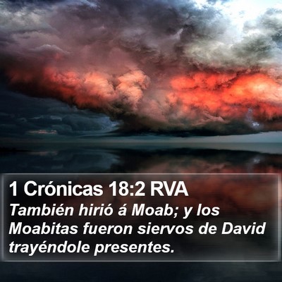 1 Crónicas 18:2 RVA Bible Verse Image