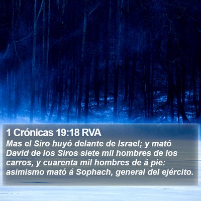 1 Crónicas 19:18 RVA Bible Verse Image