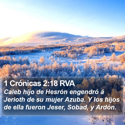 1 Crónicas 2:18 RVA Bible Verse Image