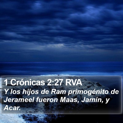 1 Crónicas 2:27 RVA Bible Verse Image